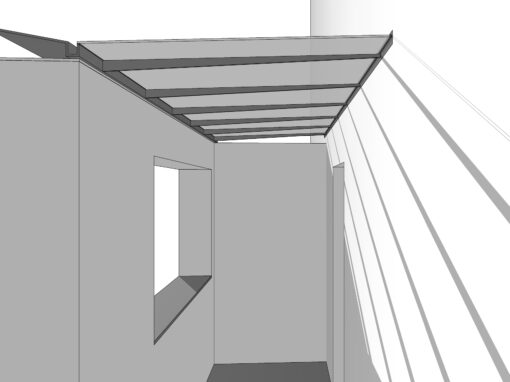 Wohnhaus Weiß – Vordach