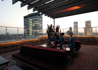 Pan Am Lounge – Sitzbänke*