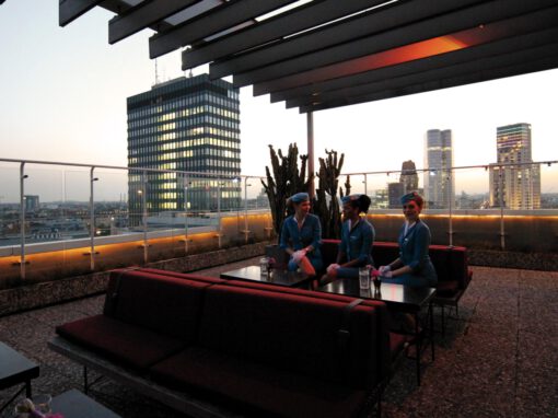 Pan Am Lounge – Sitzbänke*