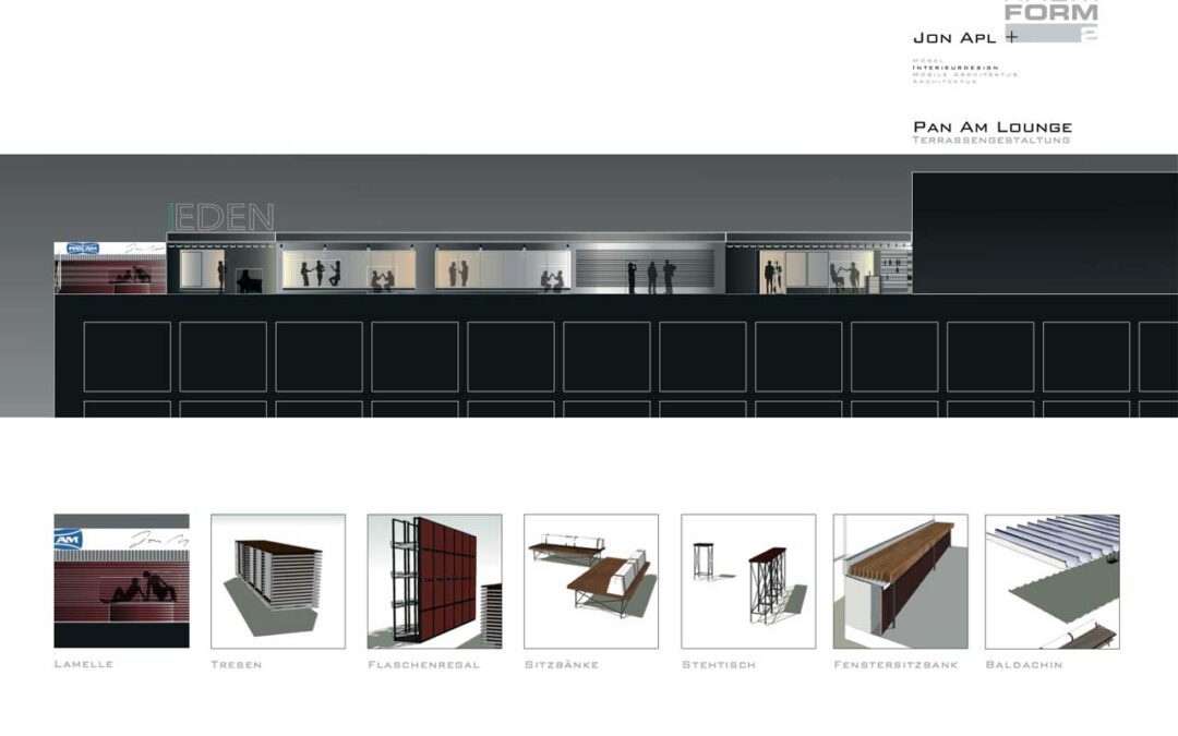 Pan Am Lounge – Nutzungskonzept Dachterrasse*