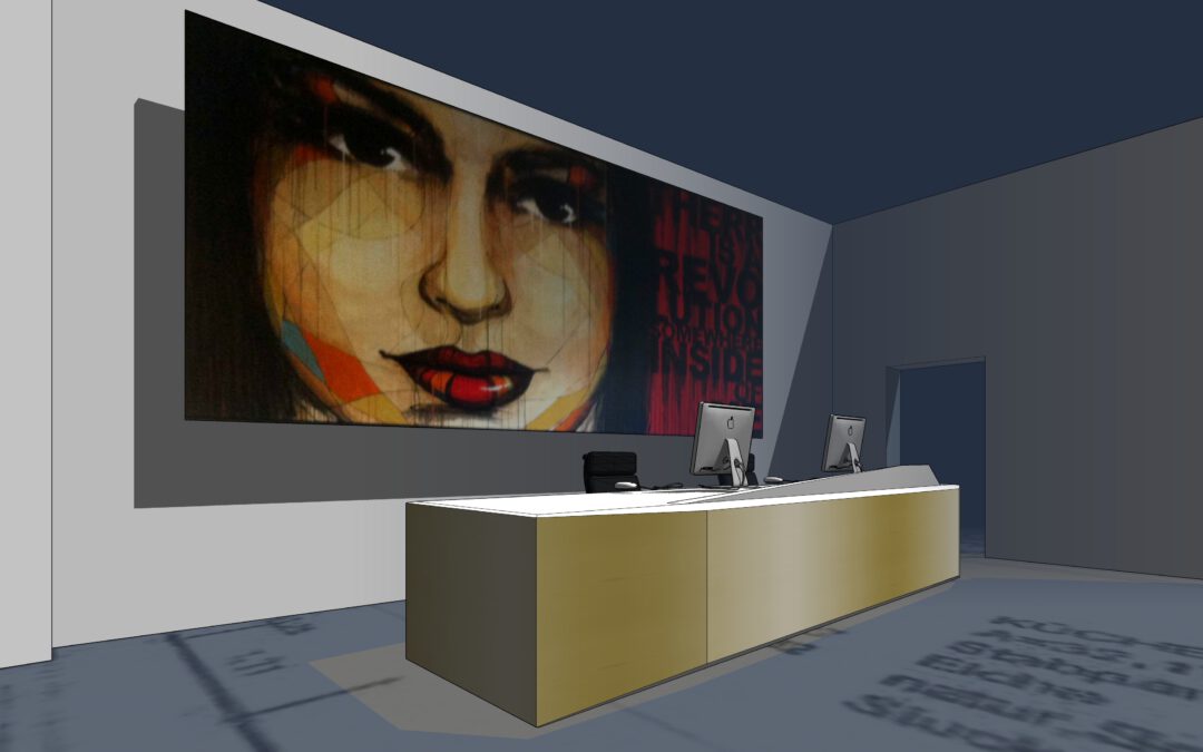 Kanzlei Deeken – Empfangstresen*