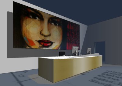 Kanzlei Deeken – Empfangstresen*