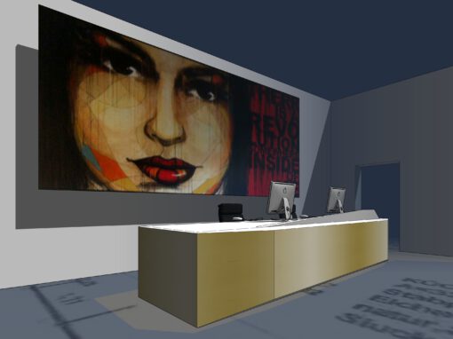 Kanzlei Deeken – Empfangstresen*