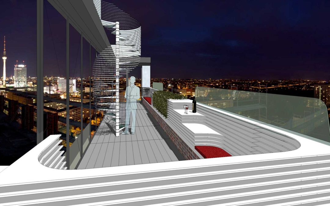 Penthouse Dachterrasse – Prenzlauer Allee
