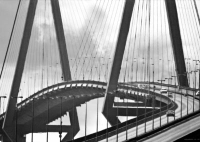 Köhlbrandbrücke – Teleperspektive