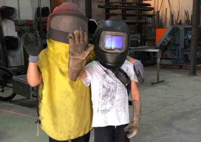 Sandstrahlen & Lackieren